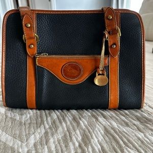 Vintage Dooney and Burke Pebbled Leather Shoulder Bag